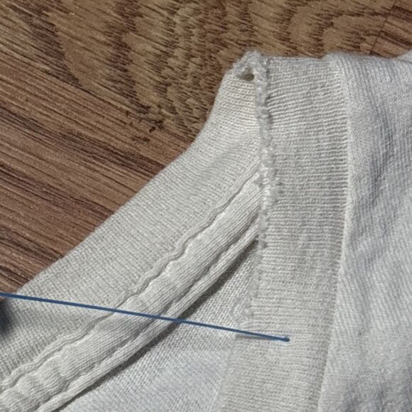 Dolly Parton Rockstar Vols Check Field Off White Thrifted Distressed Tee Size XL - Picture 6 of 8